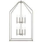 KICHLER 52724NI Madden 43" 8 Xl Light Foyer Pendant In Brushed Nickel