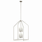 KICHLER 52724NI Madden 43" 8 Xl Light Foyer Pendant In Brushed Nickel