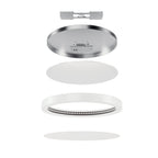 KICHLER 53009WH30 Ara 9" Round Led Flush Mount In White