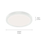 KICHLER 53009WH30 Ara 9" Round Led Flush Mount In White