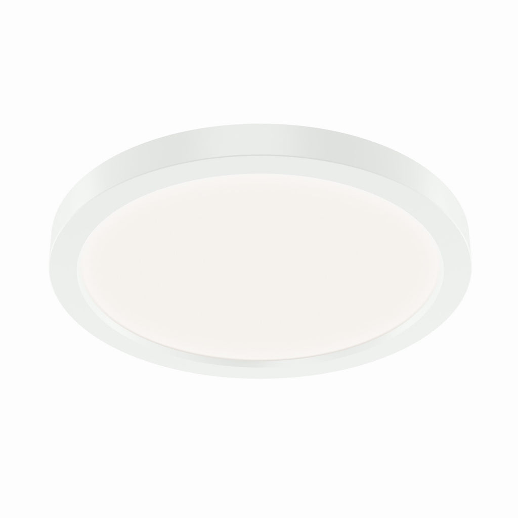 KICHLER 53009WH30 Ara 9" Round Led Flush Mount In White