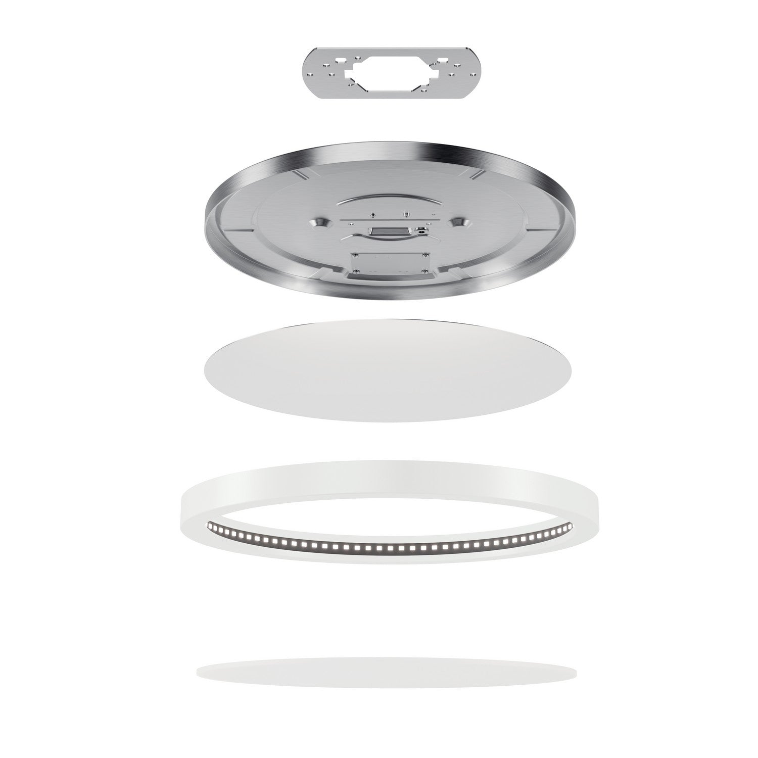 KICHLER 53011WH30 Ara 11" Round Led Flush Mount In White