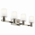 KICHLER 55177NI Adani 30 Inch 4 Light Vanity With Opal Glass In Brushed Nickel