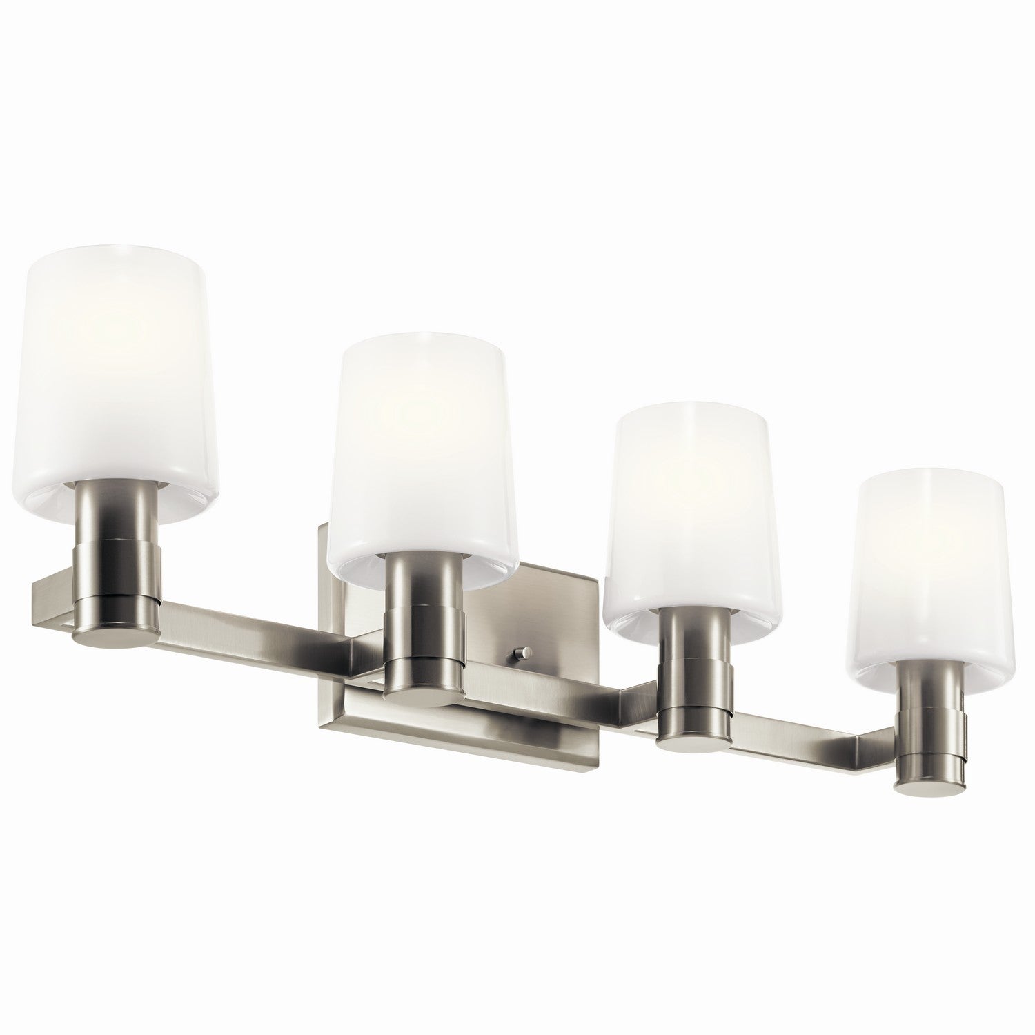 KICHLER 55177NI Adani 30 Inch 4 Light Vanity With Opal Glass In Brushed Nickel