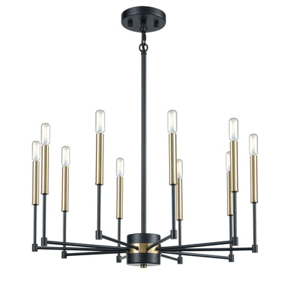 ELK SHOWROOM 15277/10 Livingston 29'' Wide 10-Light Chandelier - Matte Black