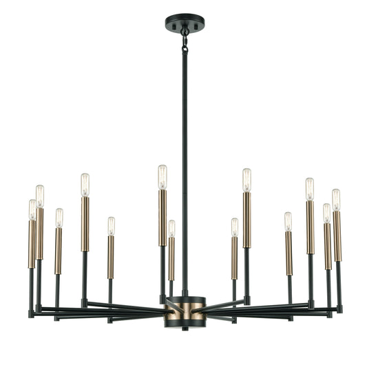 ELK SHOWROOM 15279/13 Livingston 38'' Wide 13-Light Chandelier - Matte Black