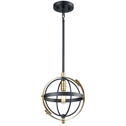 ELK SHOWROOM 15284/1 Caldwell 10'' Wide 1-Light Mini Pendant - Matte Black