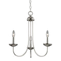 THOMAS 1533CH/20 Williamsport 20'' Wide 3-Light Chandelier - Brushed Nickel