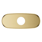 GROHE 07551GN0 6" Escutcheon - Brushed Cool Sunrise