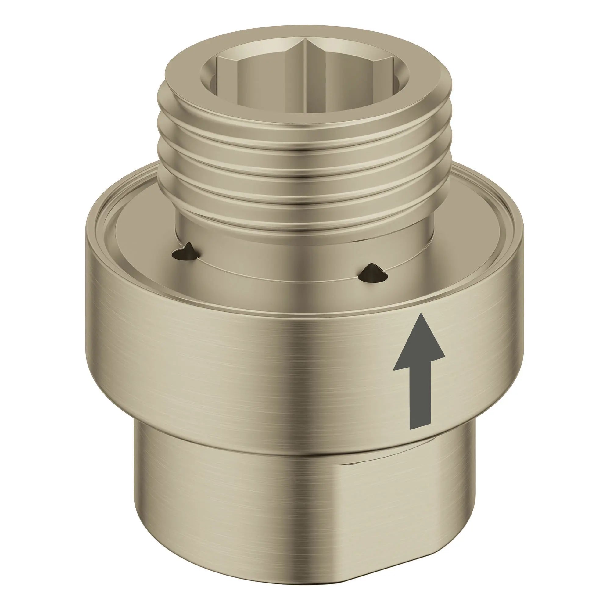 GROHE 07911EN0 ½" Inline Vacuum Breaker - Brushed Nickel