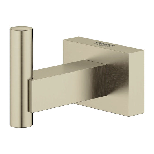 GROHE Essentials Cube Robe Hook - Brushed Nickel, 40511EN1