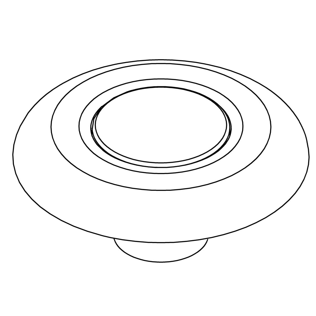 KOHLER Button Kit - Vibrant Brushed Moderne Brass, K-1535566-2MB