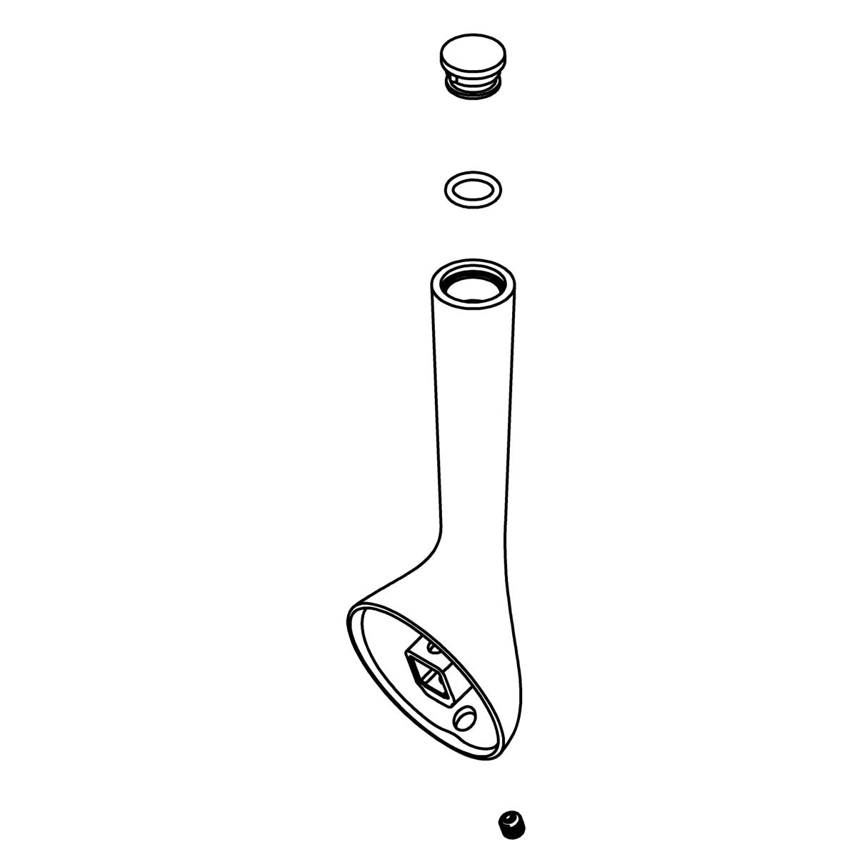 KOHLER Handle Kit - Matte Black, K-1535577-BL