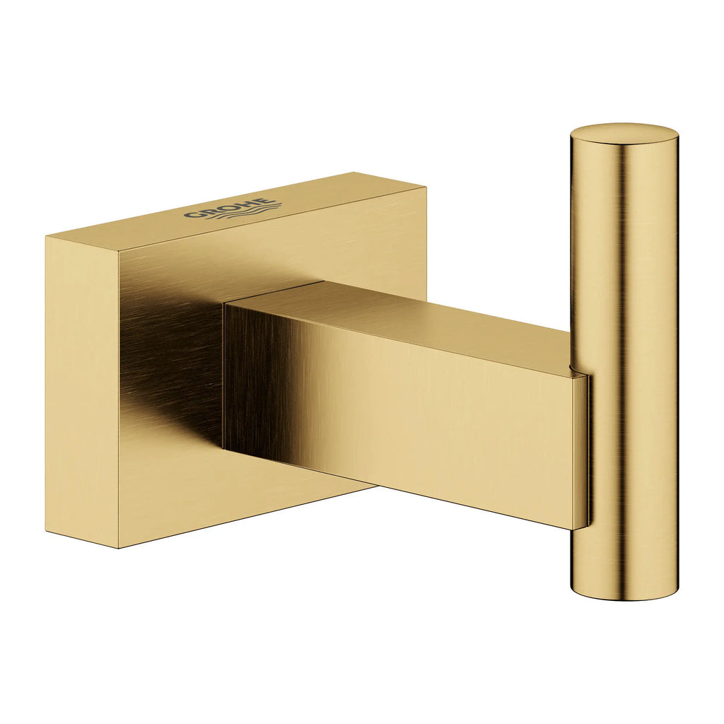 GROHE 40511GN1 Essentials Cube Robe Hook - Brushed Cool Sunrise