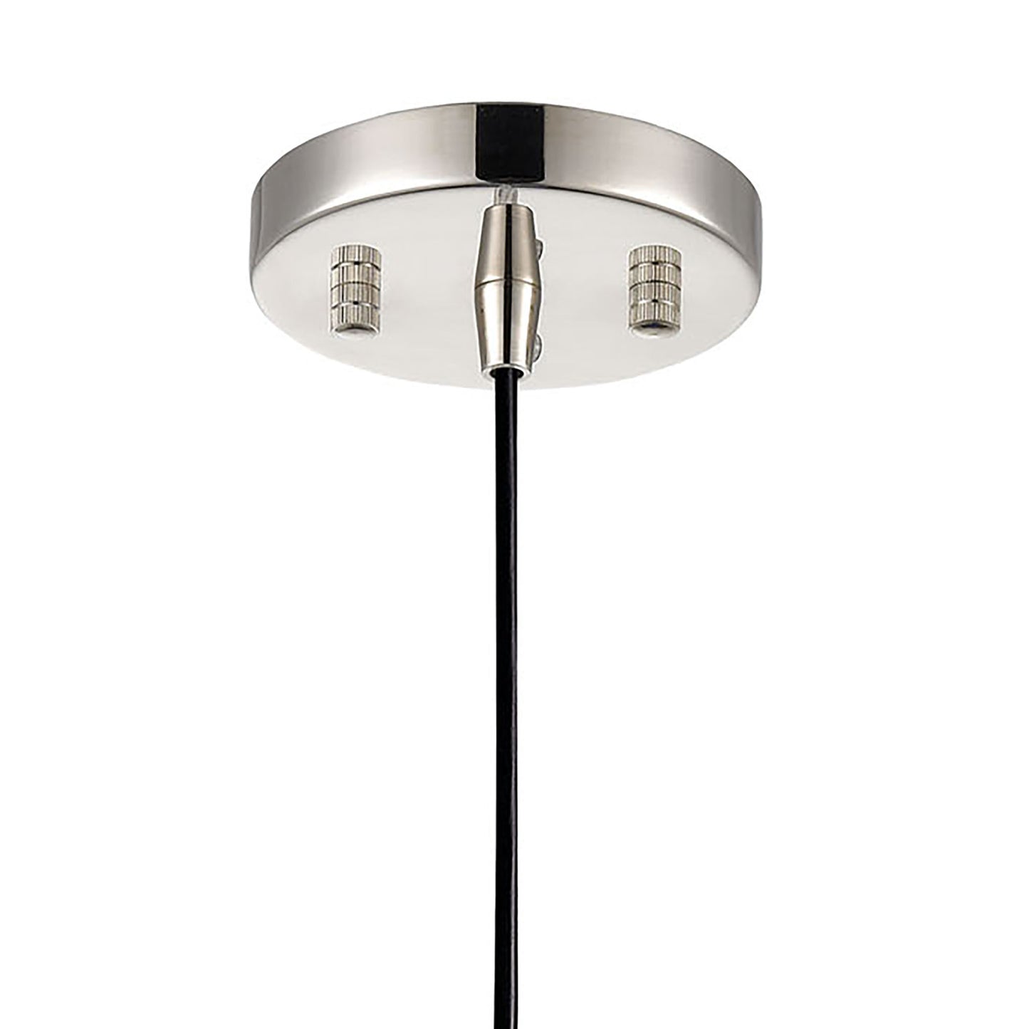 ELK SHOWROOM 15365/1 Boudreaux 6'' Wide 1-Light Mini Pendant - Matte Black with Polished Nickel