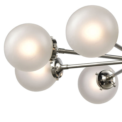 ELK SHOWROOM 15368/8 Boudreaux 36'' Wide 8-Light Chandelier - Polished Nickel