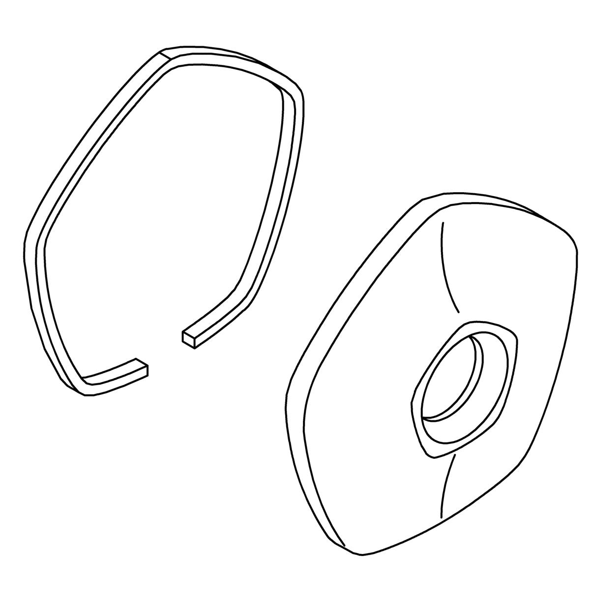 KOHLER Escutcheon Assembly - Vibrant Polished Nickel, K-1538920-SN