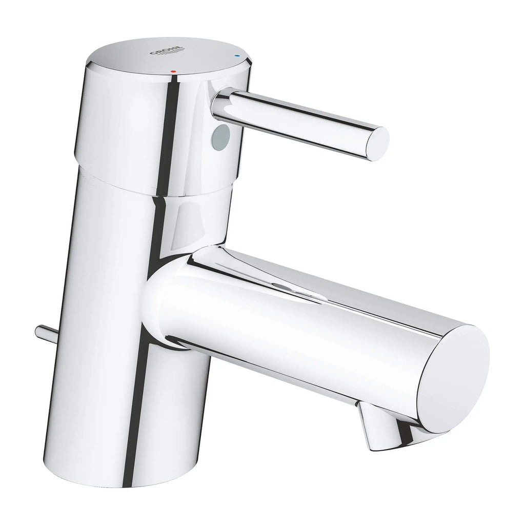 GROHE 34702001 Concetto Single Hole Single-Handle XS-Size Bathroom Faucet, 1.2 GPM - Chrome