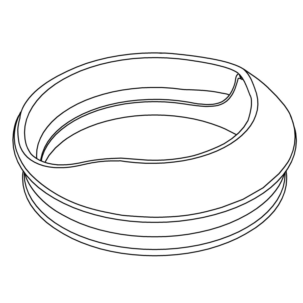 KOHLER Valve Nut Kit - Vibrant Brushed Moderne Brass, K-1539434-2MB