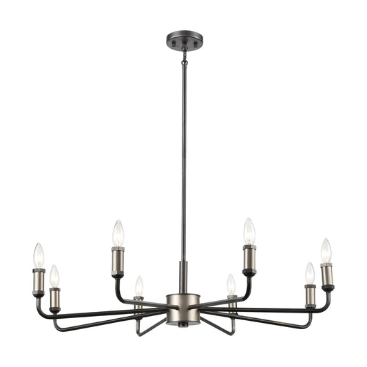 ELK SHOWROOM 15396/8 Cortlandt 36'' Wide 8-Light Chandelier - Iron