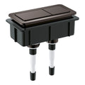 GROHE 49127A00 Eurocube Dual Flush Actuator - Hard Graphite
