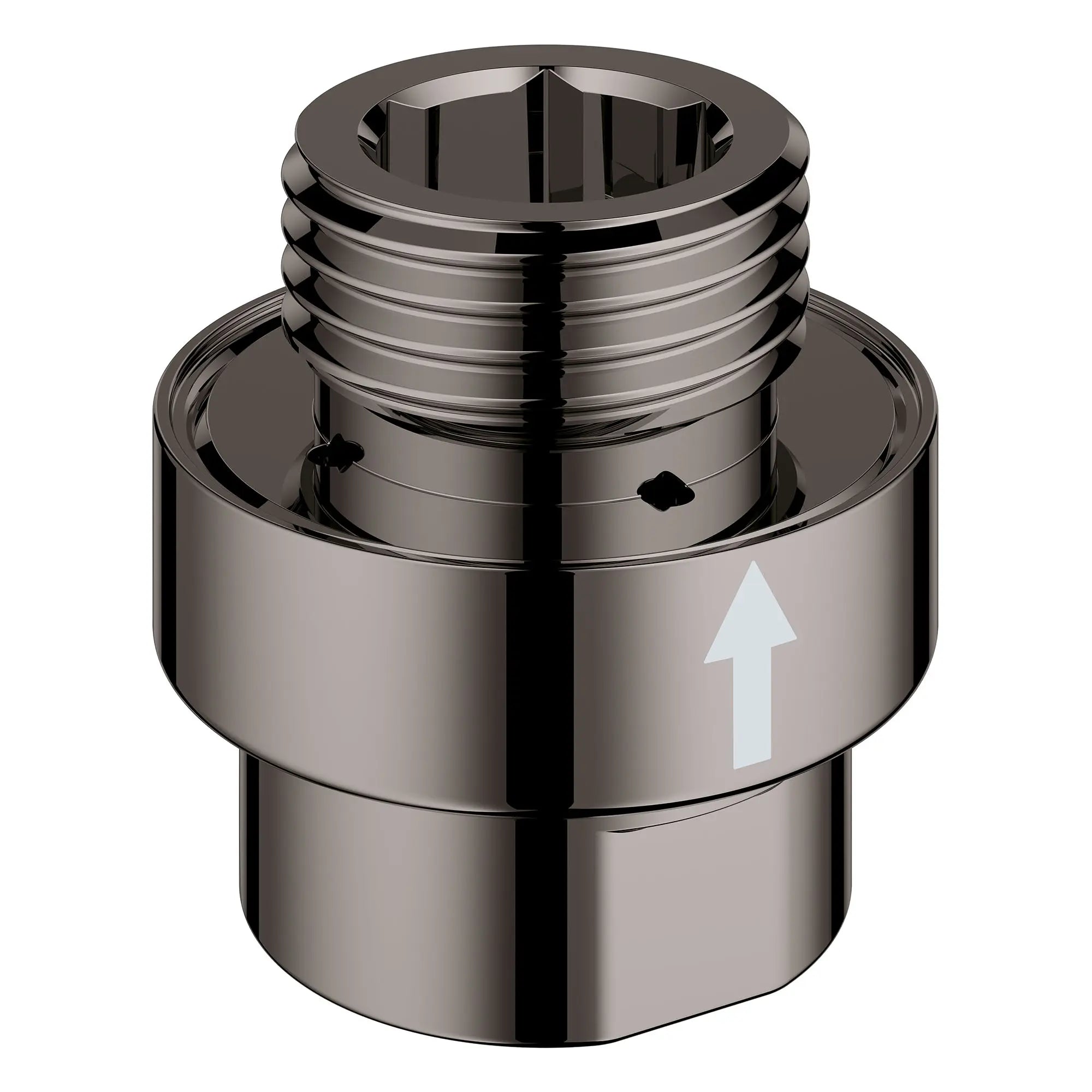 GROHE 07911A00 ½" Inline Vacuum Breaker - Hard Graphite