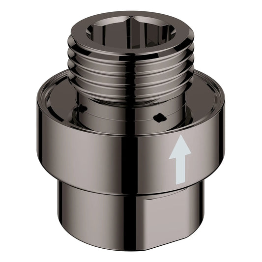 GROHE 07911A00 ½" Inline Vacuum Breaker - Hard Graphite