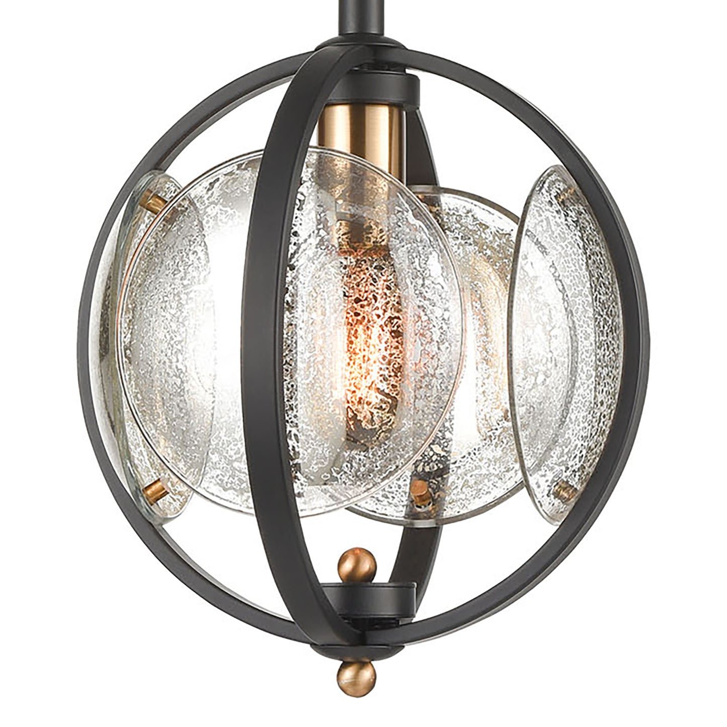 ELK SHOWROOM 15424/1 Oriah 10'' Wide 1-Light Mini Pendant - Matte Black