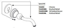 MOEN 154293 Weymouth Spout Kit - Chrome