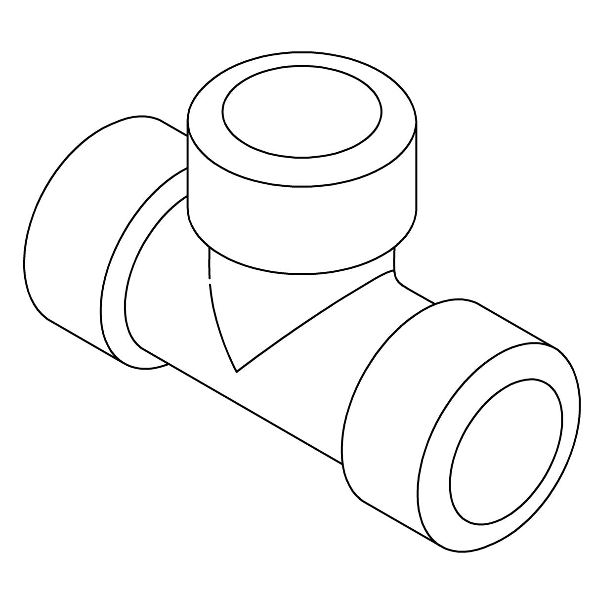 KOHLER G 1/2 T-Tee, K-1543507