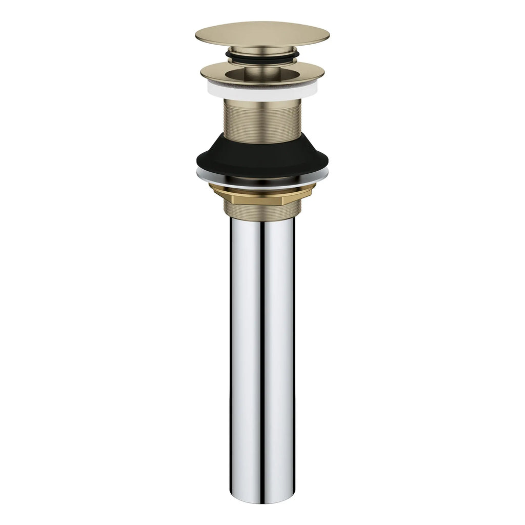 GROHE 48657EN0 Universal Bathroom Sink Push Drain without Overflow - Brushed Nickel