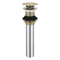 GROHE 48657EN0 Universal Bathroom Sink Push Drain without Overflow - Brushed Nickel