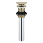 GROHE 48657EN0 Universal Bathroom Sink Push Drain without Overflow - Brushed Nickel