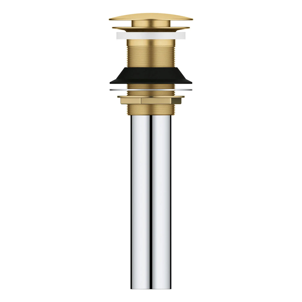 GROHE 48657GN0 Universal Bathroom Sink Push Drain without Overflow - Brushed Cool Sunrise