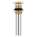 GROHE 48657GN0 Universal Bathroom Sink Push Drain without Overflow - Brushed Cool Sunrise