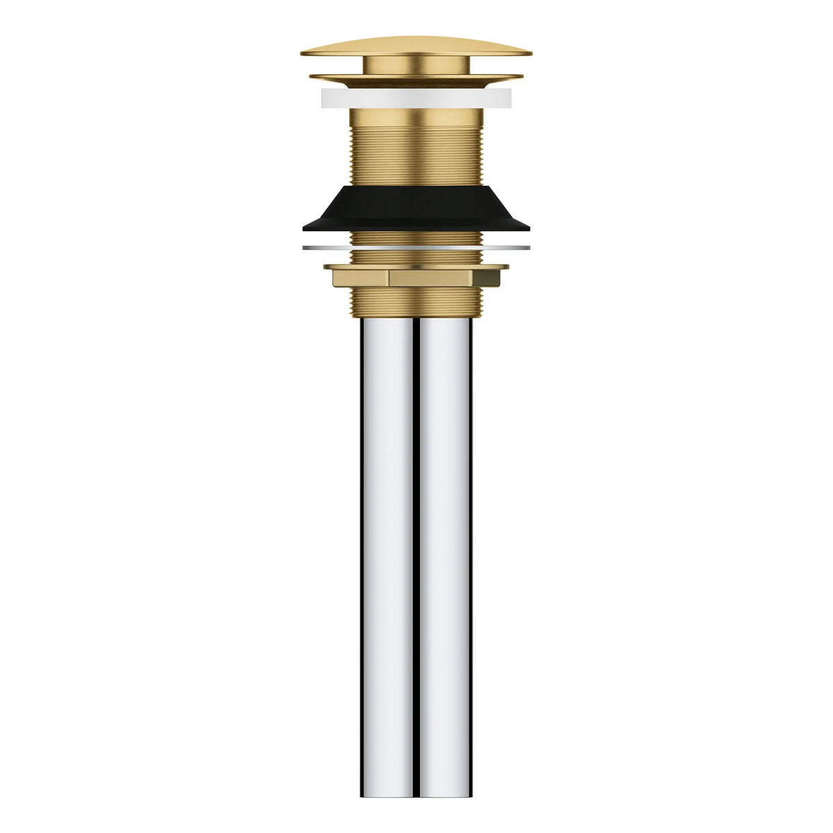 GROHE 48657GN0 Universal Bathroom Sink Push Drain without Overflow - Brushed Cool Sunrise