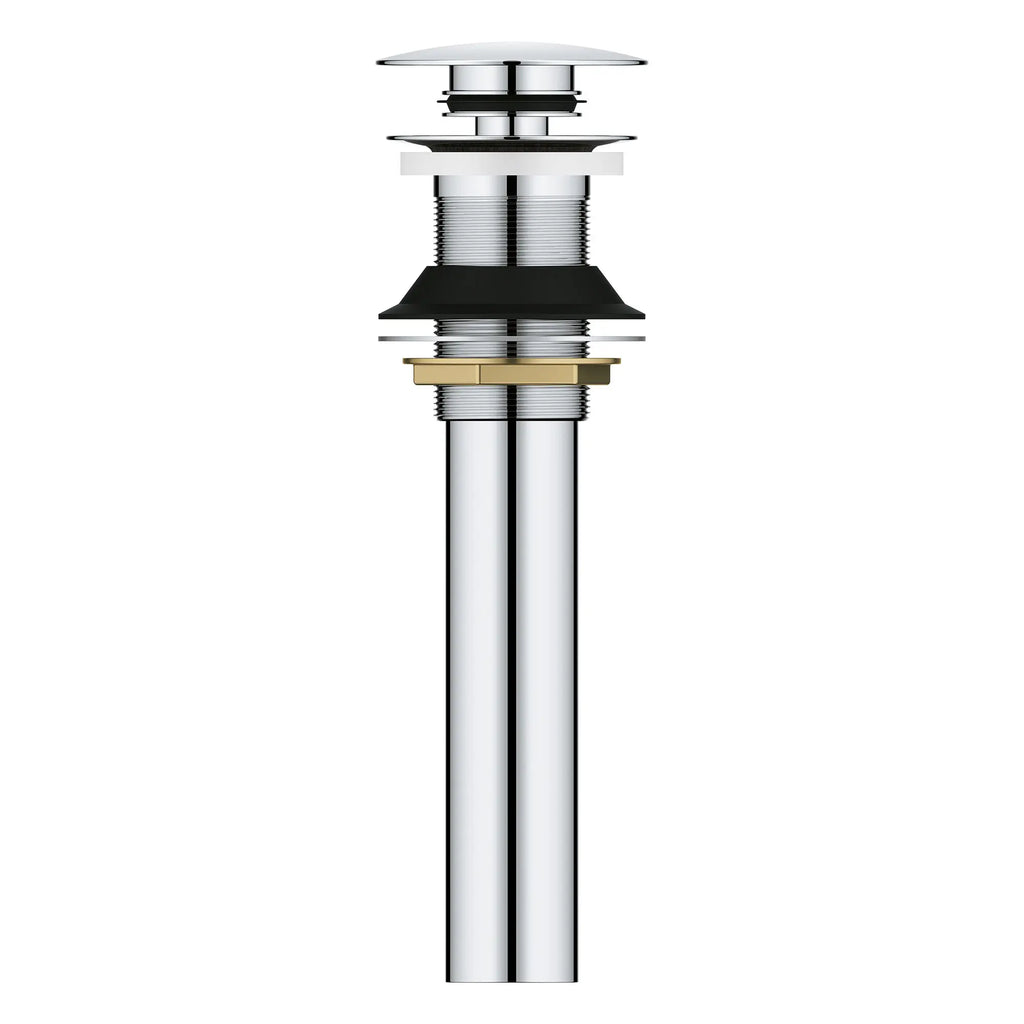 GROHE 48657000 Universal Bathroom Sink Push Drain without Overflow - Chrome