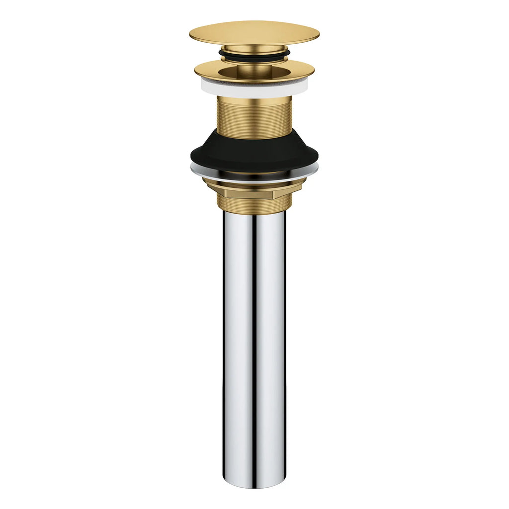 GROHE 48657GN0 Universal Bathroom Sink Push Drain without Overflow - Brushed Cool Sunrise