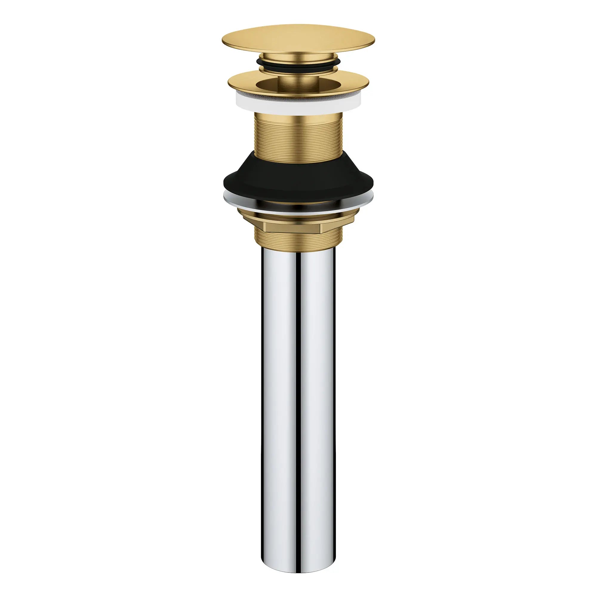 GROHE 48657GN0 Universal Bathroom Sink Push Drain without Overflow - Brushed Cool Sunrise