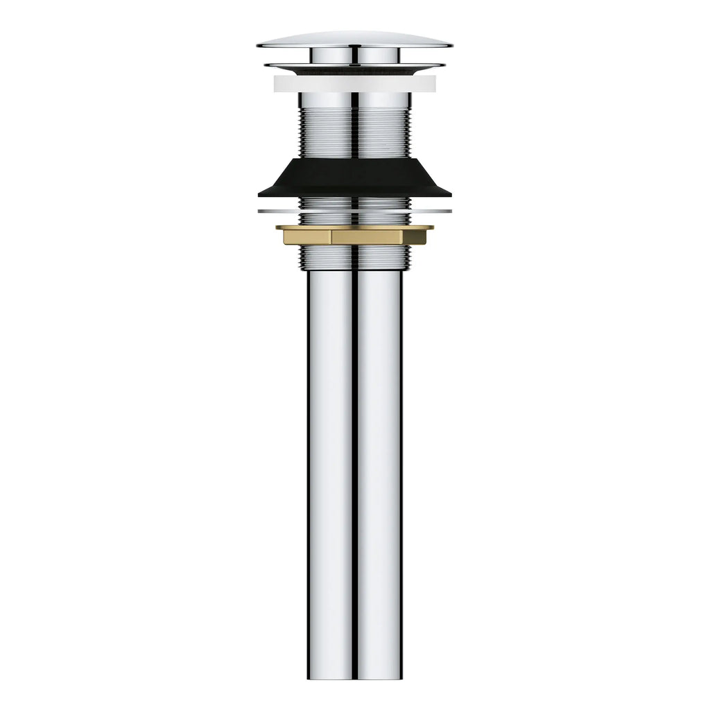 GROHE 48657000 Universal Bathroom Sink Push Drain without Overflow - Chrome