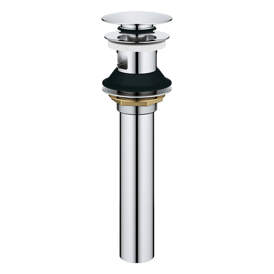 GROHE 48656000 Bathroom Sink Push Drain with Overflow - Chrome