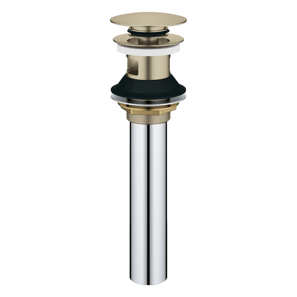 GROHE 48656EN0 Bathroom Sink Push Drain with Overflow - Brushed Nickel