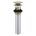 GROHE 48656EN0 Bathroom Sink Push Drain with Overflow - Brushed Nickel