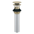 GROHE 48656EN0 Bathroom Sink Push Drain with Overflow - Brushed Nickel