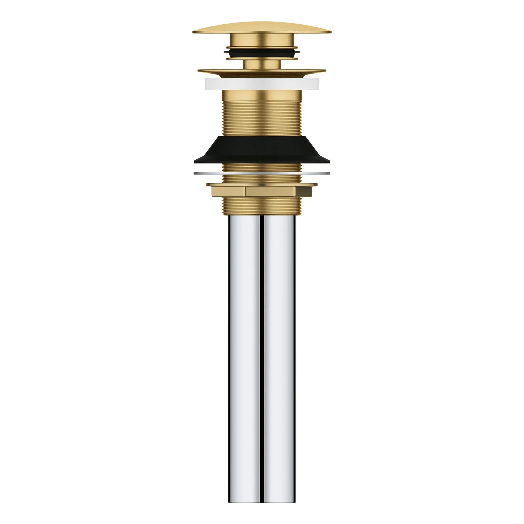 GROHE 48657GN0 Universal Bathroom Sink Push Drain without Overflow - Brushed Cool Sunrise