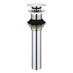 GROHE 48657000 Universal Bathroom Sink Push Drain without Overflow - Chrome