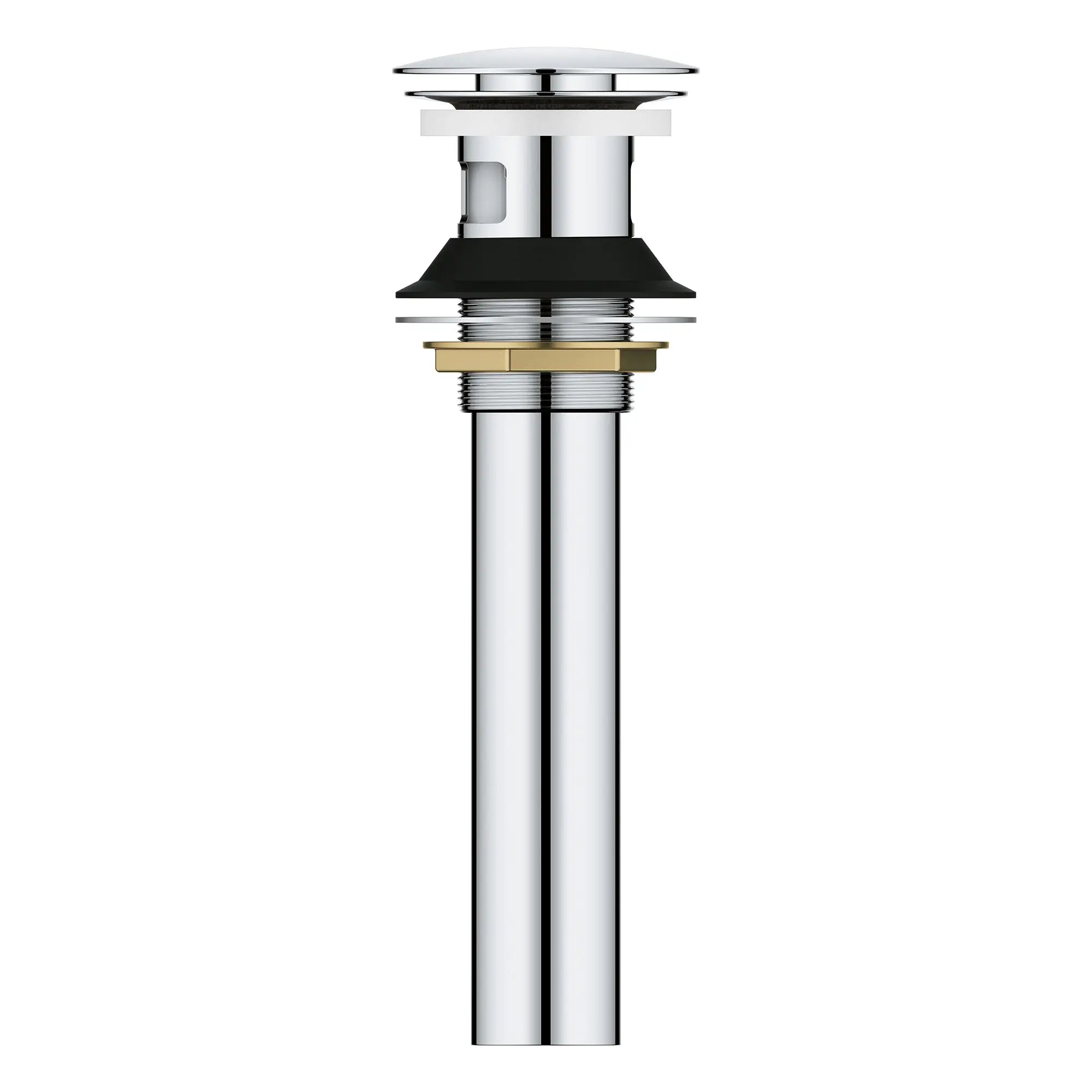 GROHE 48656000 Bathroom Sink Push Drain with Overflow - Chrome