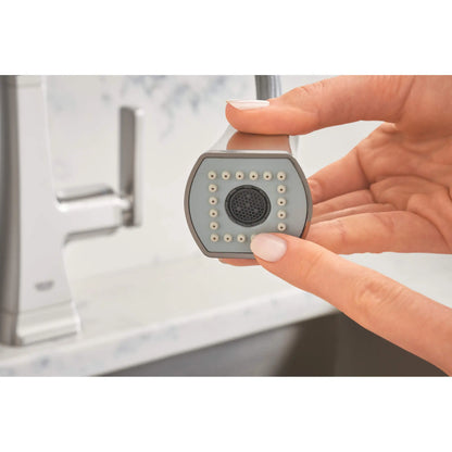 GROHE 30365DC0 Carre Single-Handle Pull Down Kitchen Faucet Dual Spray 1.75 GPM - Supersteel