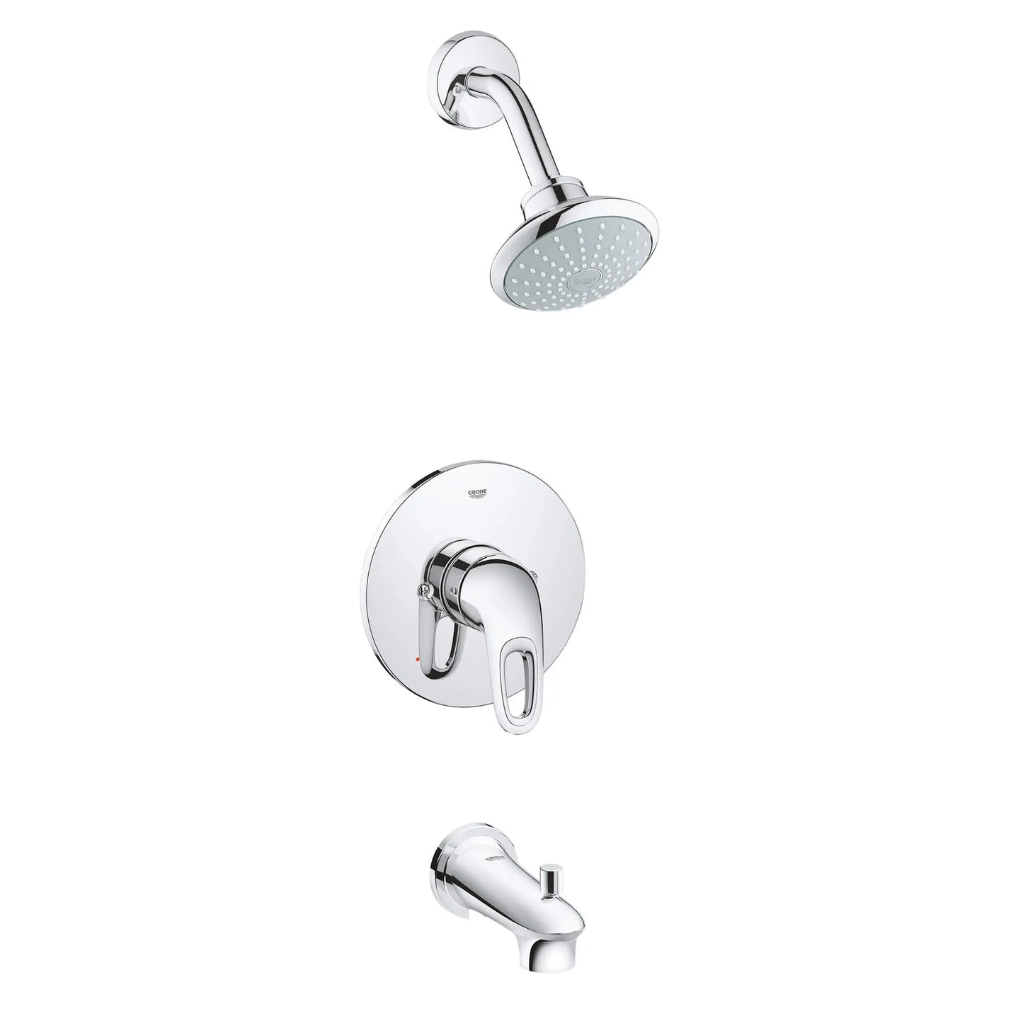 GROHE 35062003 Eurostyle Pressure Balance Valve Tub/Shower Combo - Chrome