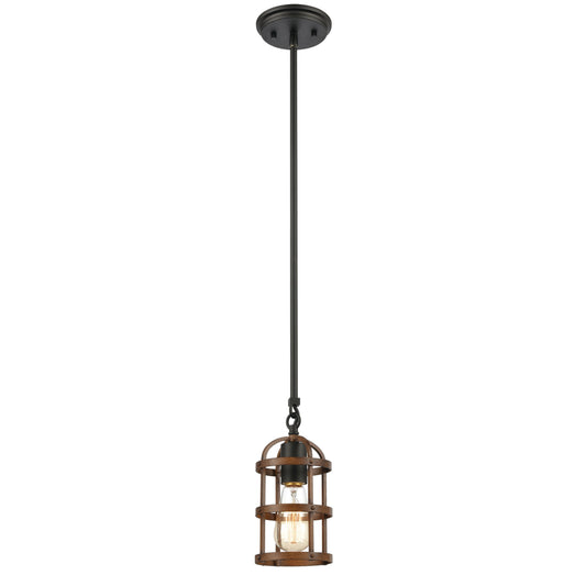 ELK SHOWROOM 15481/1 Millville 5'' Wide 1-Light Mini Pendant - Matte Black